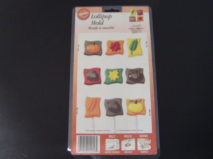 2115-3056 Harvest Chocolate Candy Lollipop Mold